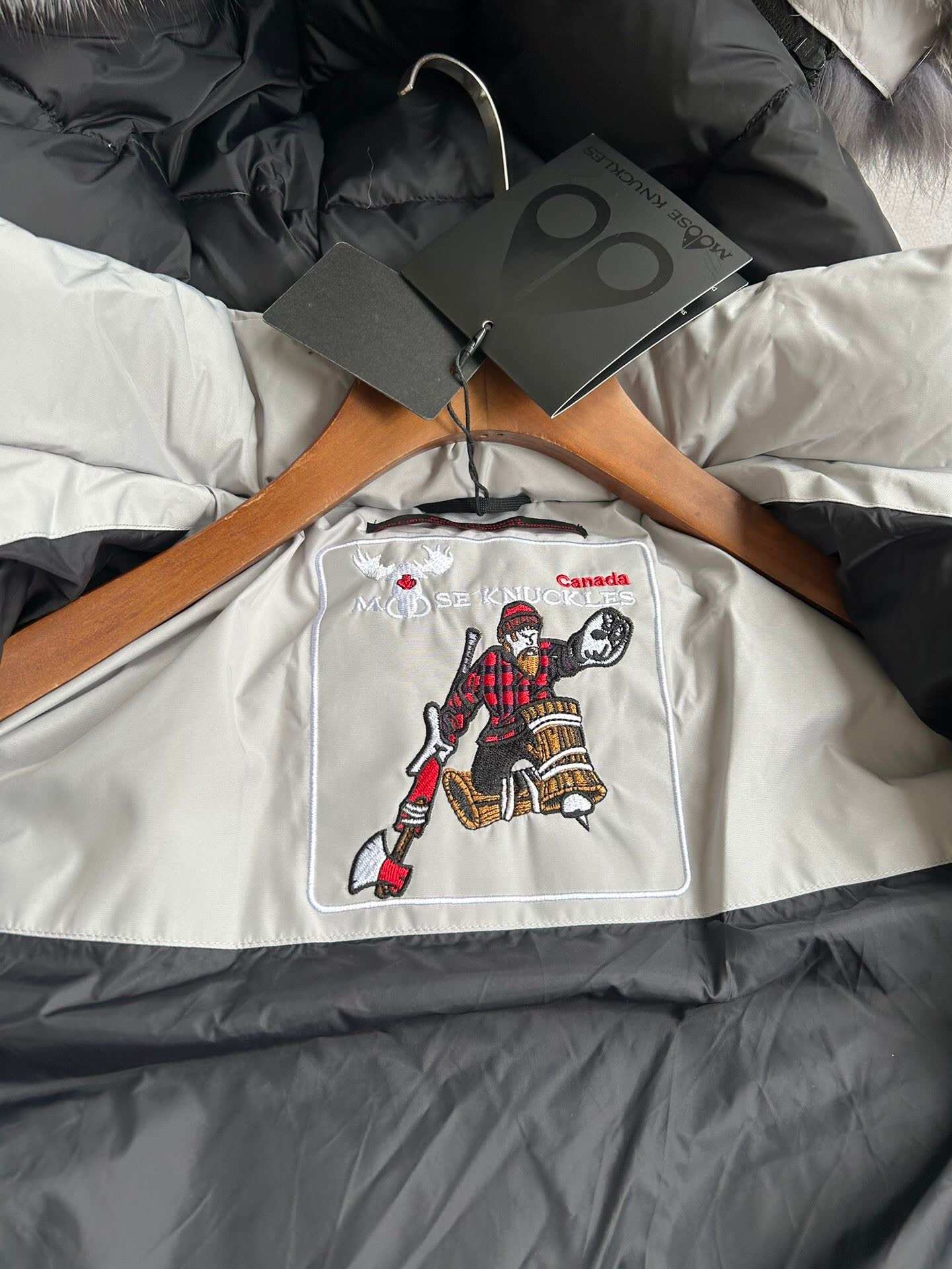 Moose Knuckles Hooded Long Down Parka Moose Knuckles Hooded Long Down Parka